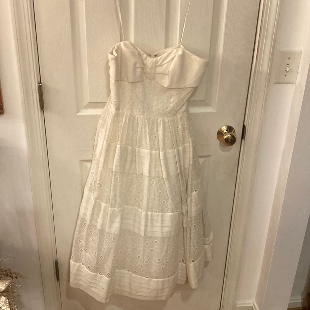 Cream formal dress
